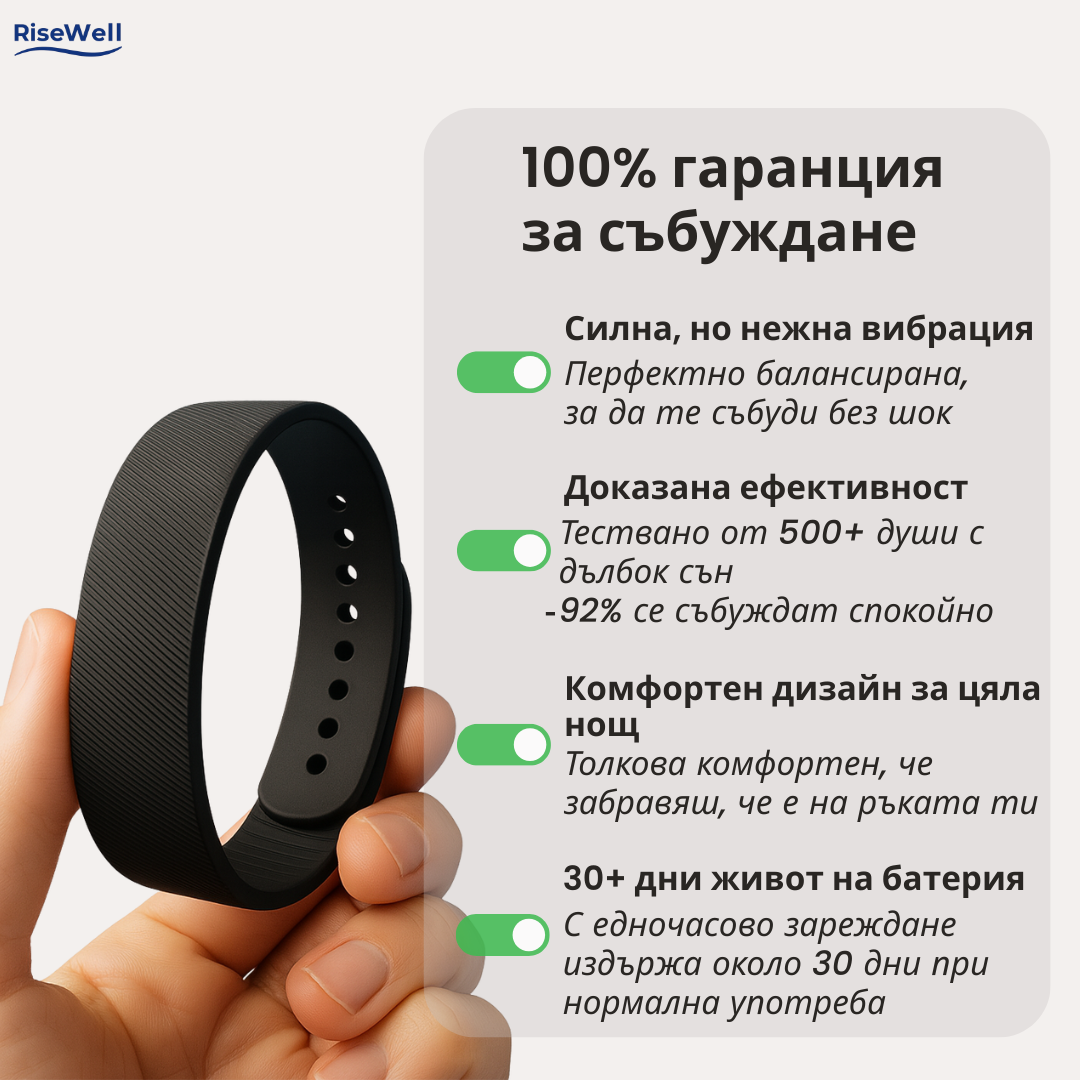 RiseWell - 100% Събуждане - тихо и спокойно